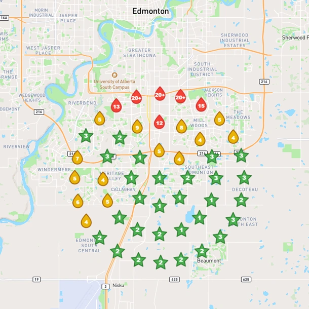 Before SEO - Edmonton Plumbing Company